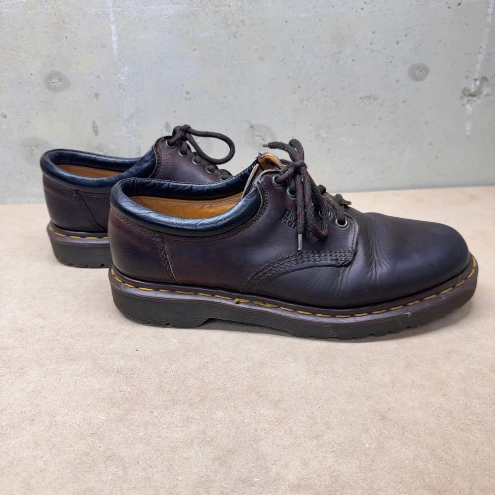 Dr. Martens 8053 Oxford Mens UK/9 Dark Brown England‎ Vintage Grunge Goth Lug